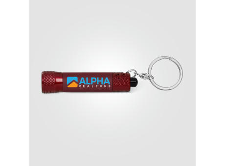 Product image Chroma Softy Monochrome Klassisches 3 LED Taschenlampen Schlüsselanhänger Werbeartikel