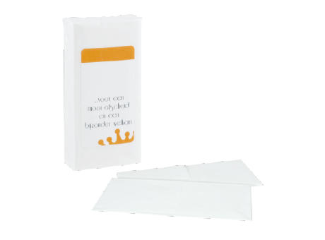 Product image Päckchen mit 10 Papiertaschentüchern und Label 4c-Druck Werbeartikel