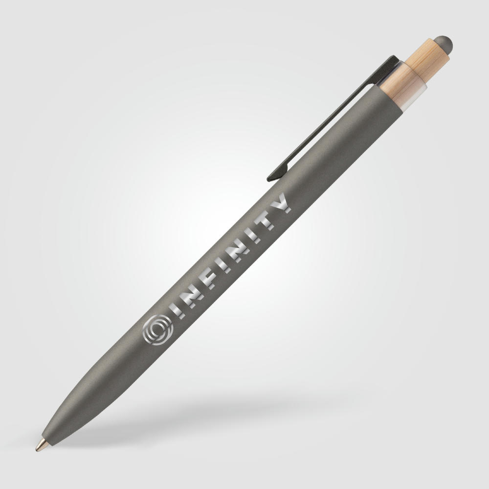 Product image Reborn Kugelschreiber aus recyceltem Aluminium - m/Stylus Werbeartikel