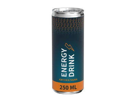 250 ml Energy Drink - Body Label Werbeartikel