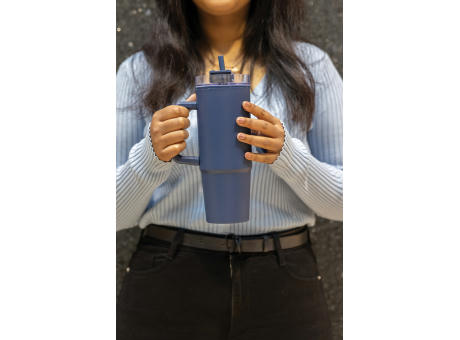 Tana Becher aus RCS recyceltem Kunststoff mit Griff 750ml bedrucken