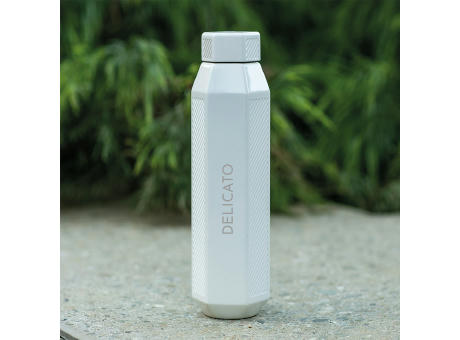 Hexagul Trinkflasche recy. Edelstahl 530 ml  Werbeartikel