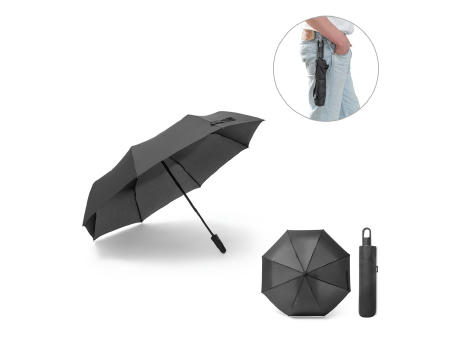 Product image GUSTAVO. Recyceltem Polyester (100% rPET) 190T Pongee-Schirm mit automatischer Öffnung und Schließung Werbeartikel