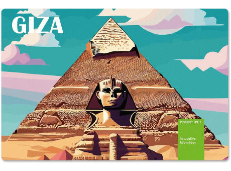 POLYCLEAN rPET Displaytuch 30x20 cm im Pergaminbeutel, All-Inclusive-Paket  Werbeartikel