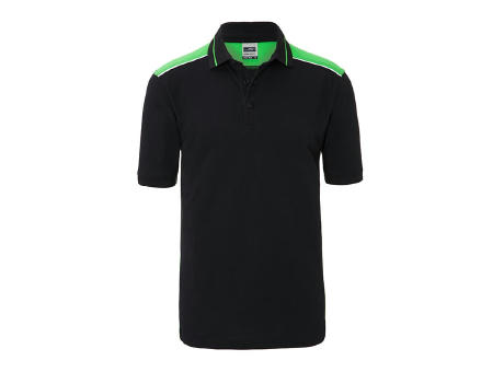 Product image Men's Workwear Polo - COLOR - - Pflegeleichtes und strapazierfähiges Polo mit Kontrasteinsätzen Werbeartikel