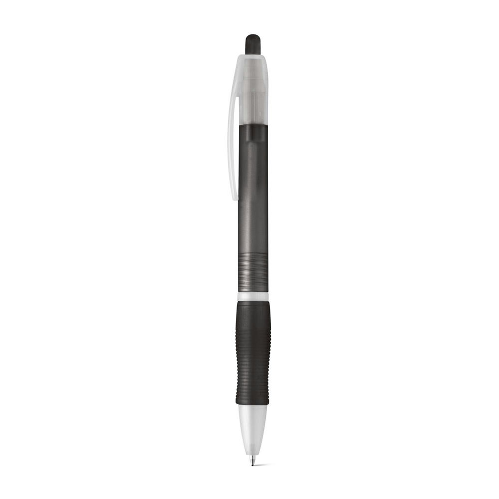 Product image SLIM. Rutschfester Kugelschreiber aus ABS mit Clip Werbeartikel