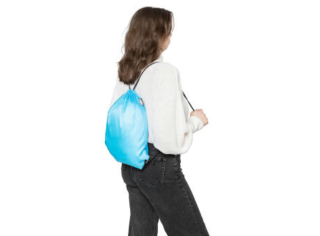 rPET 210D Polyester Rucksack mit Kordelzug Calix Werbeartikel