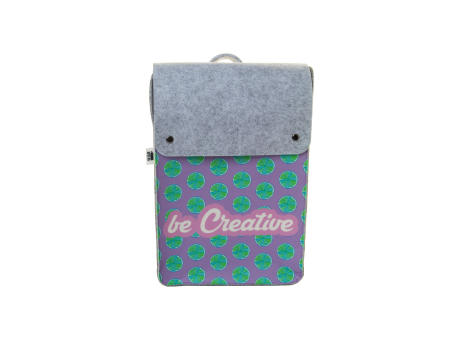 individueller RPET Rucksack CreaFelt Back II bedrucken