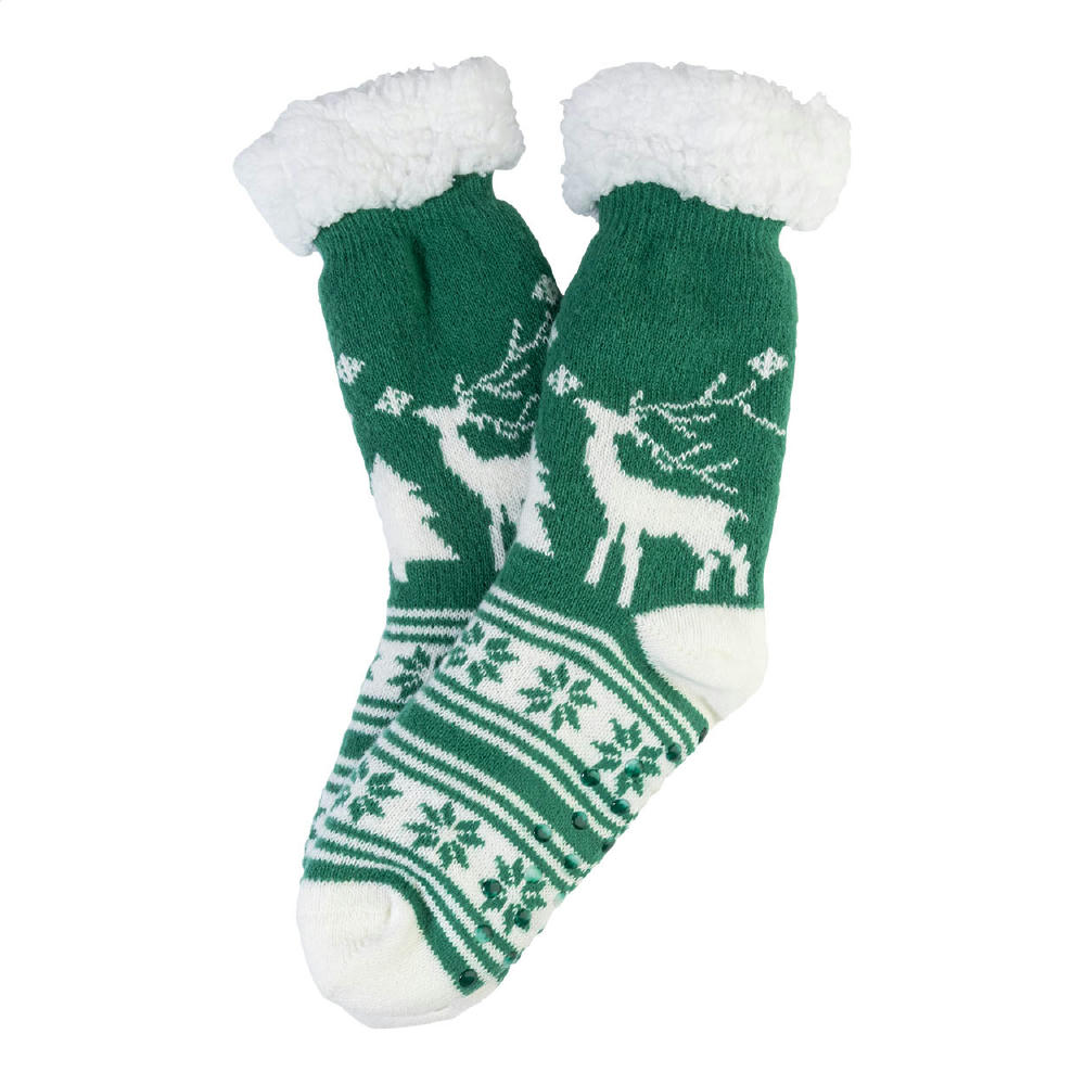 Weihnachtshausschuhsocken Norsokkar Werbeartikel