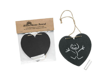 Kreidetafel "Herz" Werbeartikel