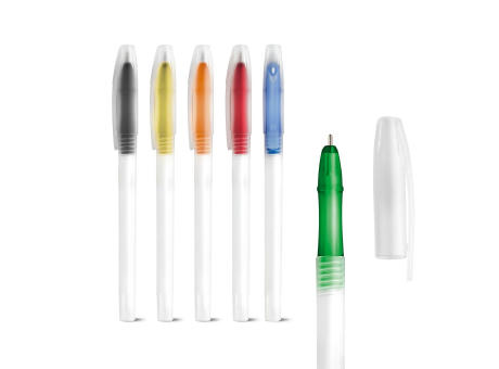 LUCY. PP-Kugelschreiber mit farbiger Spitze Werbeartikel