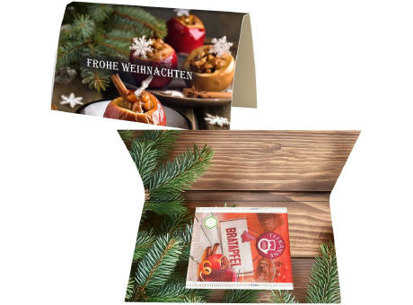 Product image Beuteltee Bratapfel, 2,25g, Werbekarte A6 gefaltet Werbeartikel