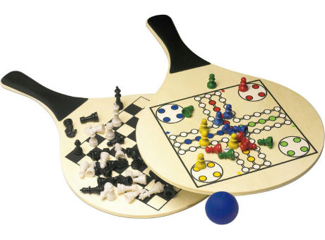 Strandspiel aus Holz Colby Werbeartikel