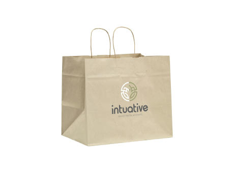 Leaf It Bag aus recyceltem Graspapier (90 g/m²) XL Werbeartikel