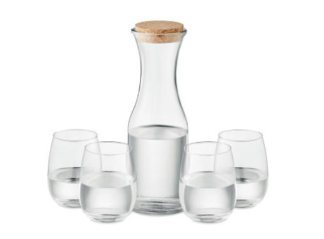 Set aus recyceltem Glas Werbeartikel