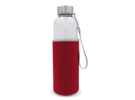 Product image Trinkflasche aus Glas mit Neoprenhülle 500ml bedrucken