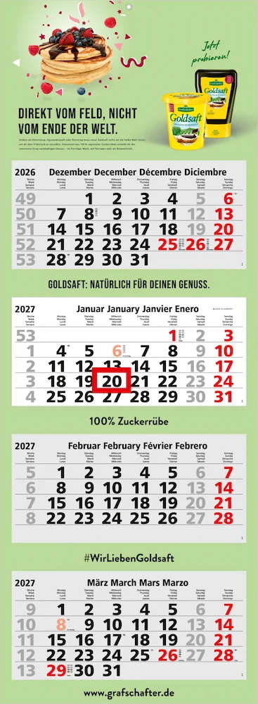 4-Monatskalender Quadro Light 4 Bestseller (Mehrblock) 4-Monatskalender Quadro Light 4 Bestseller (Mehrblock)