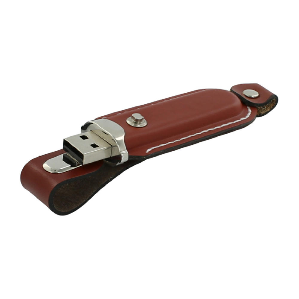 USB-Stick L02 USB 2.0 Flash Disk   1 GB Braun Werbeartikel