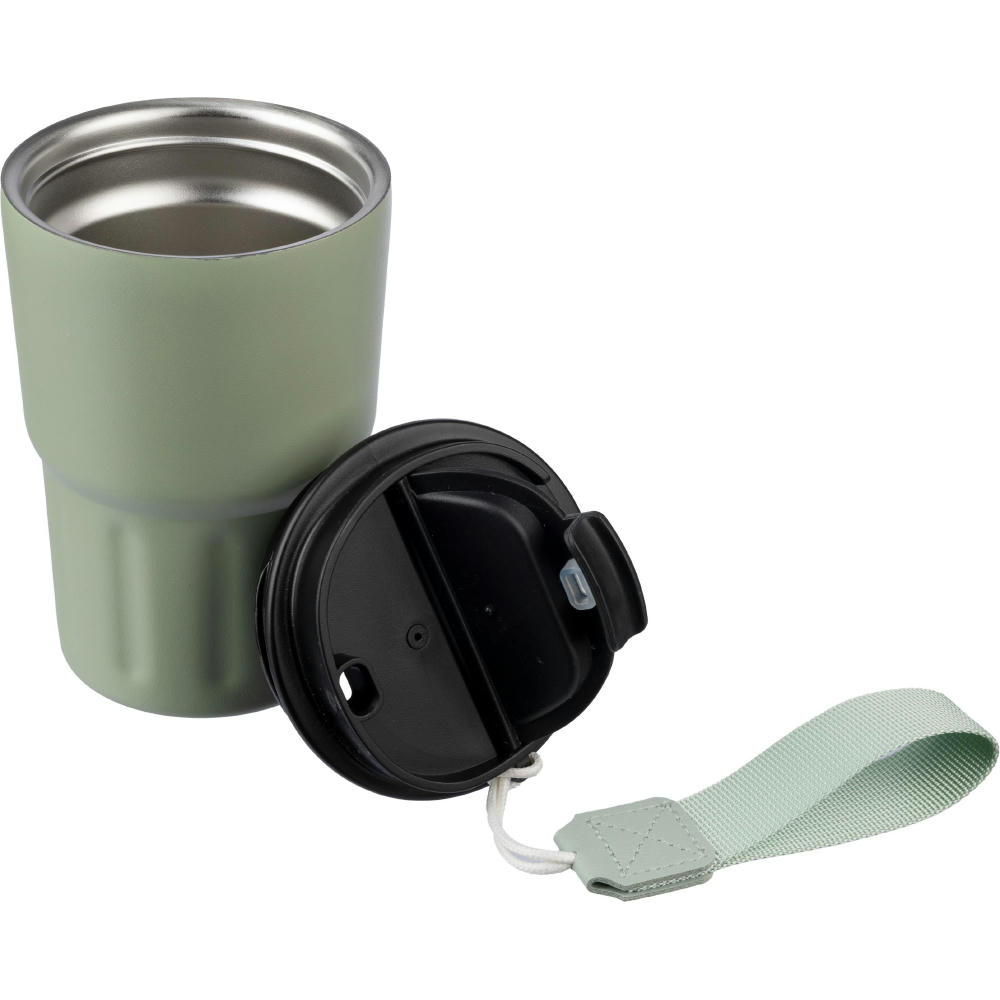 Doppelwandiger Becher aus Edelstahl Louisa Werbeartikel