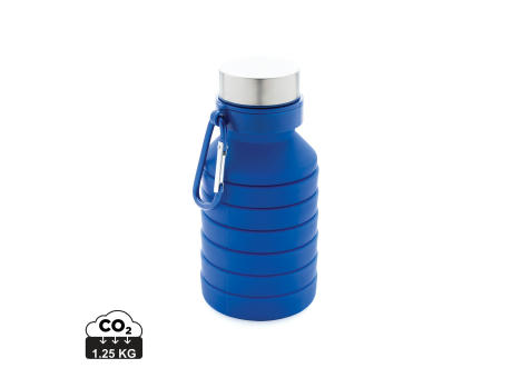 Product image Auslaufgeschützte faltbare Silikonflasche Werbeartikel