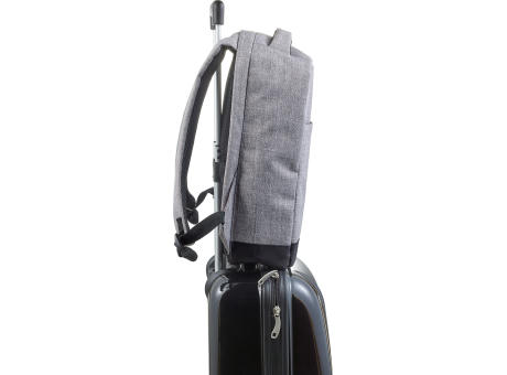 Diebstahlsicherer Rucksack aus Polyester Cruz bedrucken