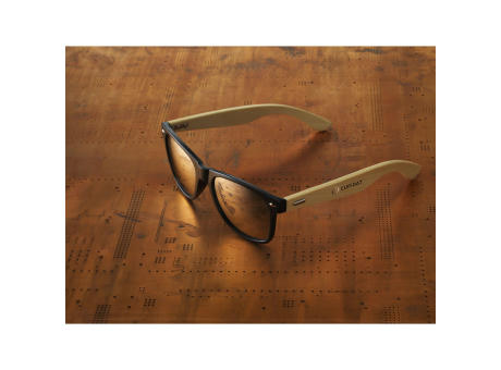 Malibu Eco-Mix Sonnenbrille aus Weizenstroh Werbeartikel