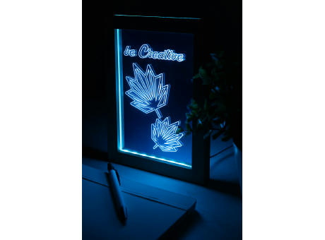 LED-Trophäe Woodiframe Werbeartikel