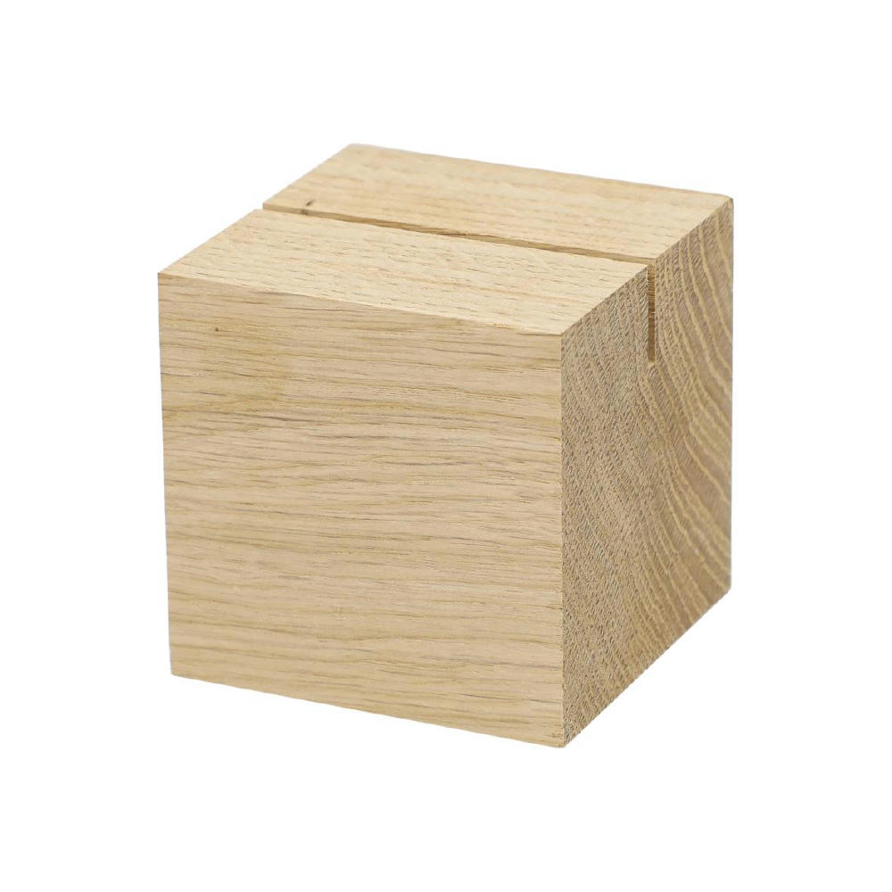 Holzmenükartenhalter "Cube" Werbeartikel