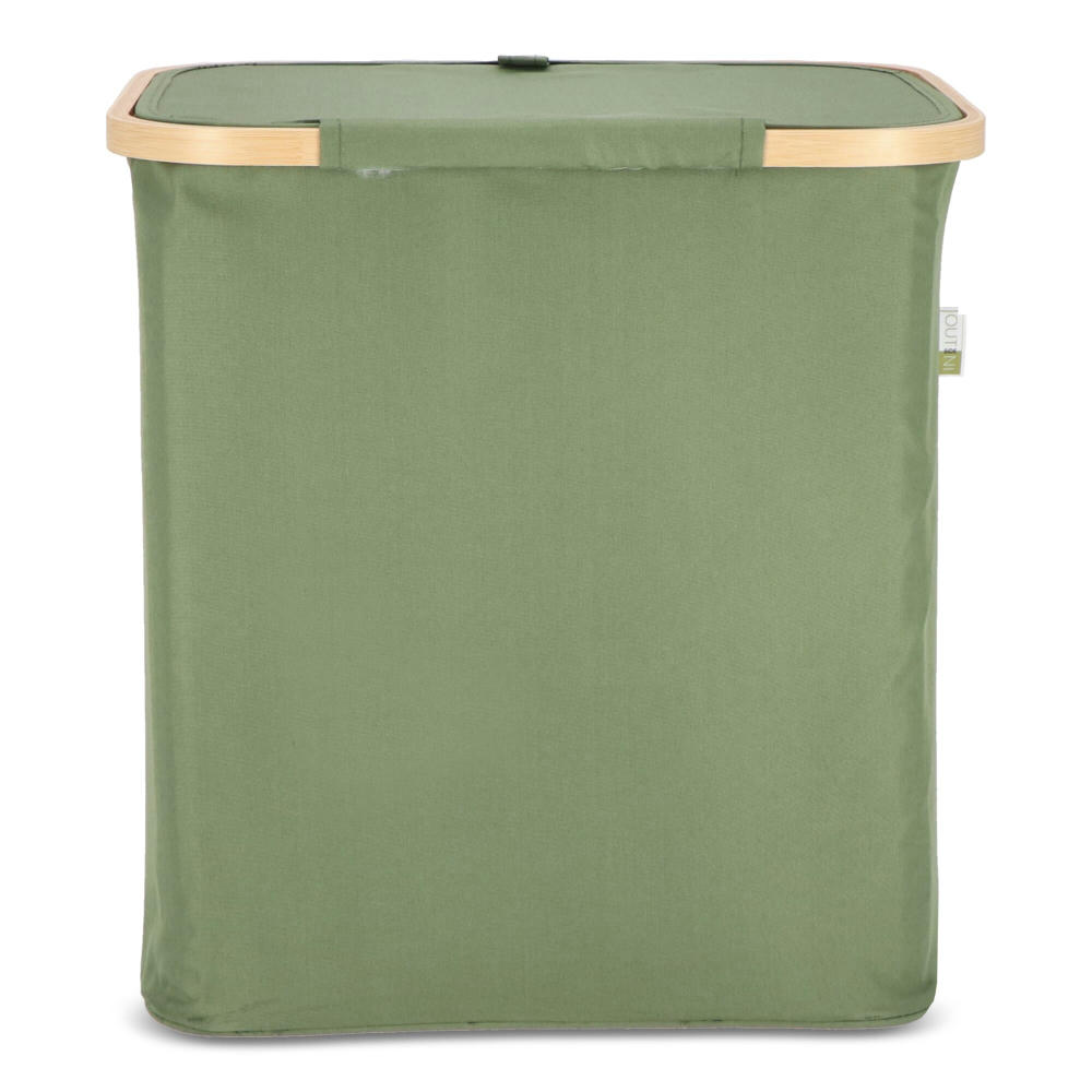 InSideOut faltbarer Korb mit Deckel Sogne 40,5 x 33 x 42cm rPET Werbeartikel