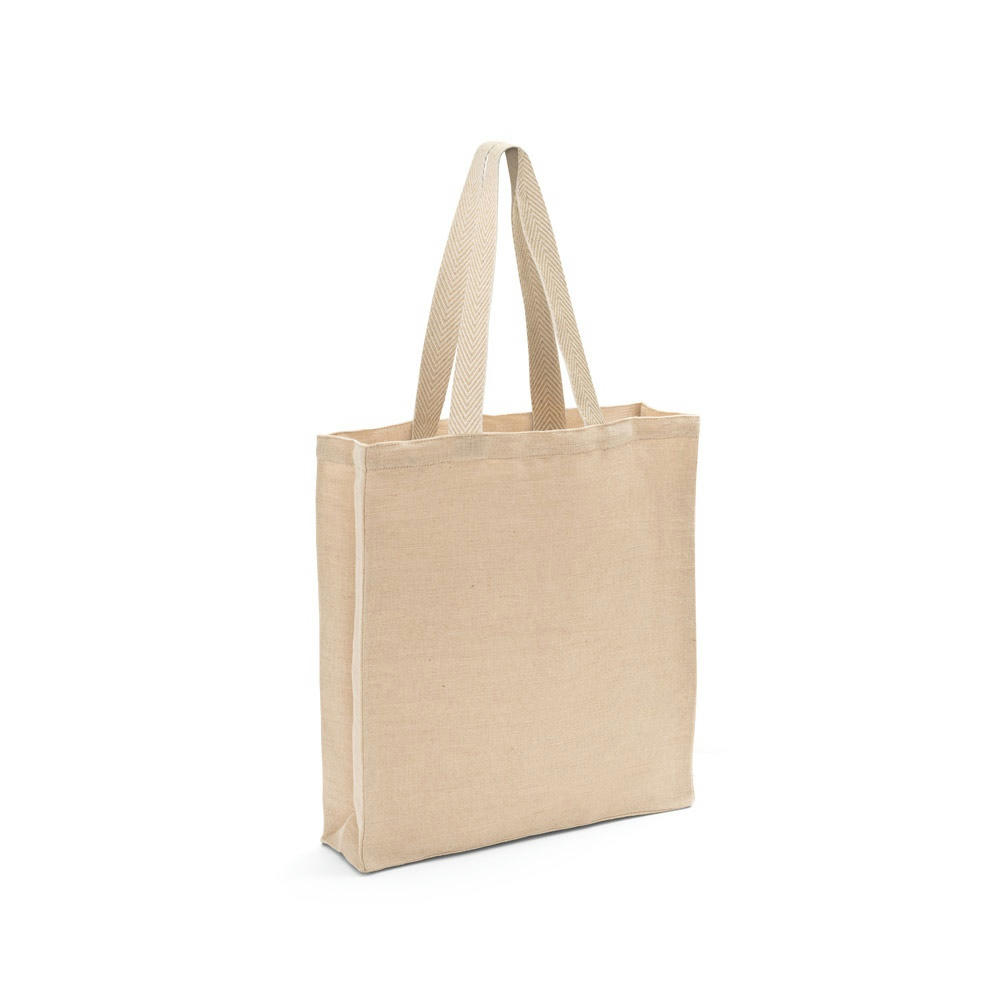 Product image PADOVA. Juco Tragetasche (275 g/m²) mit Innentasche aus 100% Baumwolle (120 g/m²) Werbeartikel
