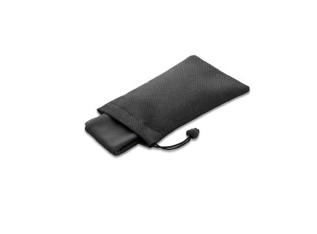 BERNAL. Sporthandtuch aus recyceltem Polyester (100% rPET) dient zur Erfrischung mit Vliesstoffbeutel Werbeartikel