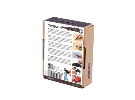 TROIKA Mini-Werkzeug PARCEL CUT & CART Werbeartikel