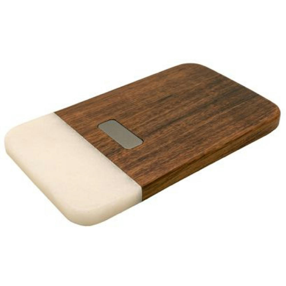 Product image Schneidebrett aus Akazie & weißem Marmor 'Stavanger' (S) Werbeartikel