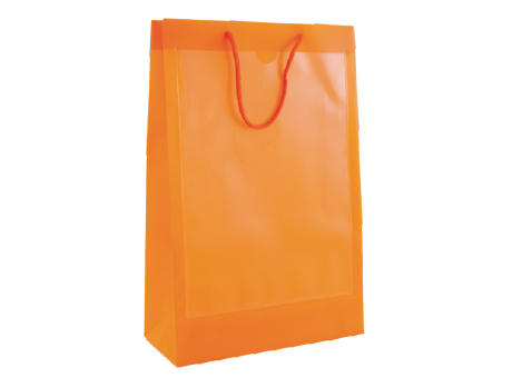 Tragetasche transparent mit 2 Fenstern A4 Werbeartikel