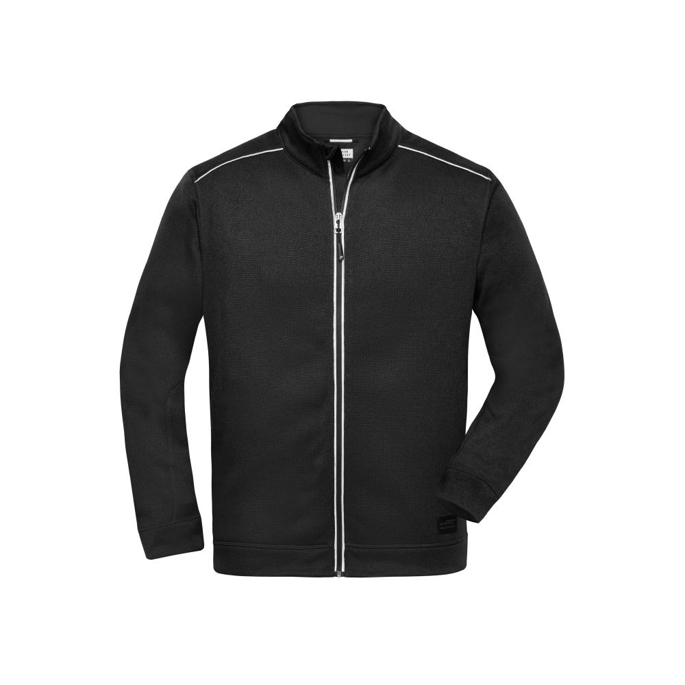 Product image Men's Knitted Workwear Fleece Jacket - SOLID - - Pflegeleichte Strickfleece-Jacke Werbeartikel
