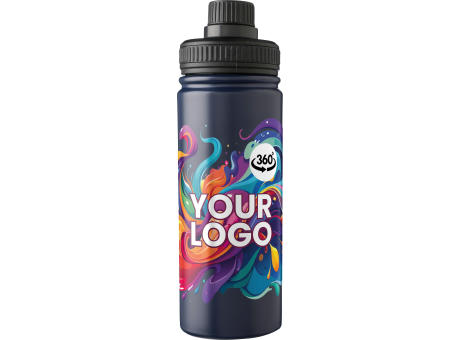 Doppelwandige Edelstahl-Trinkflasche 500 ml Tschad Werbeartikel