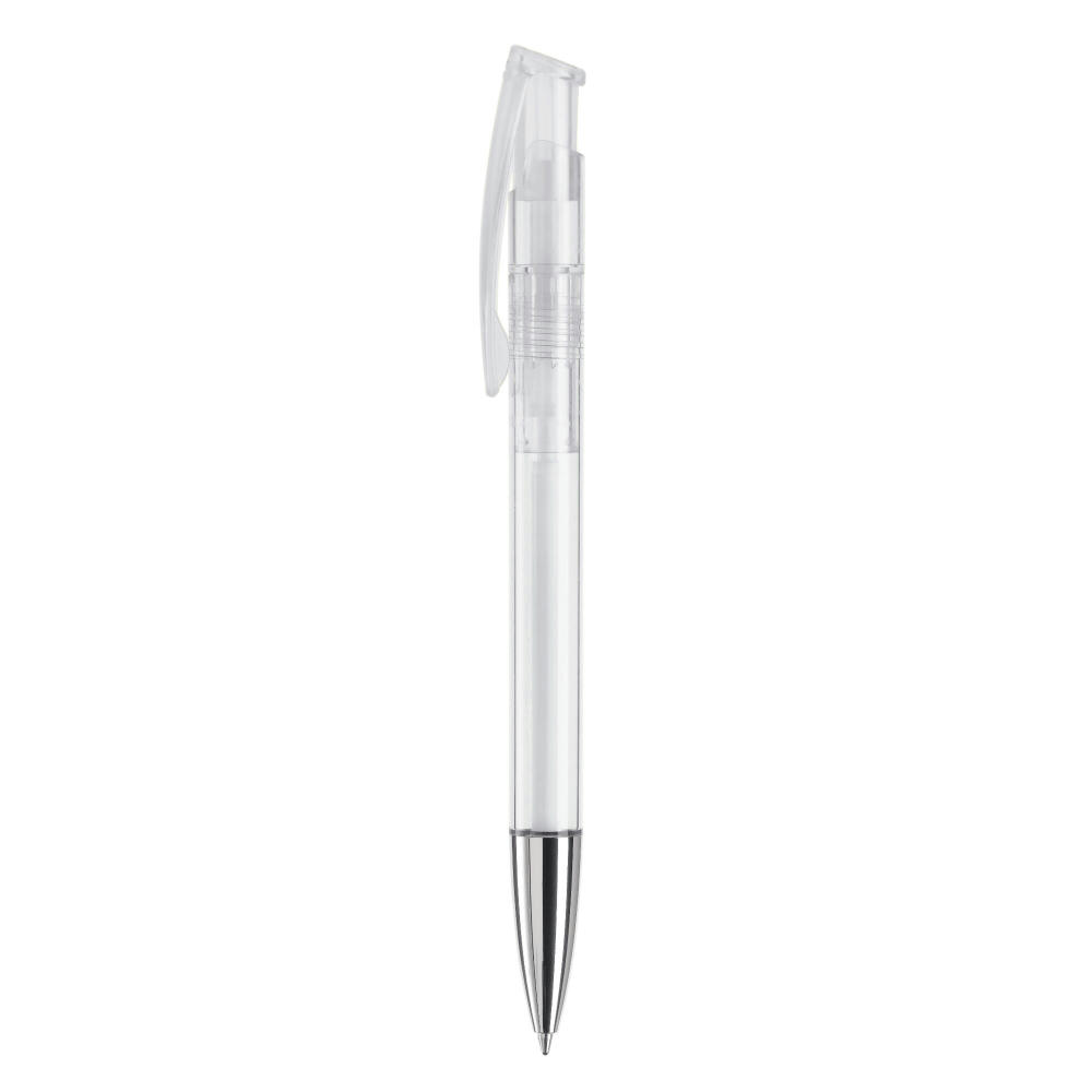 Kugelschreiber Avalon Transparent mit Metallspitze Werbeartikel