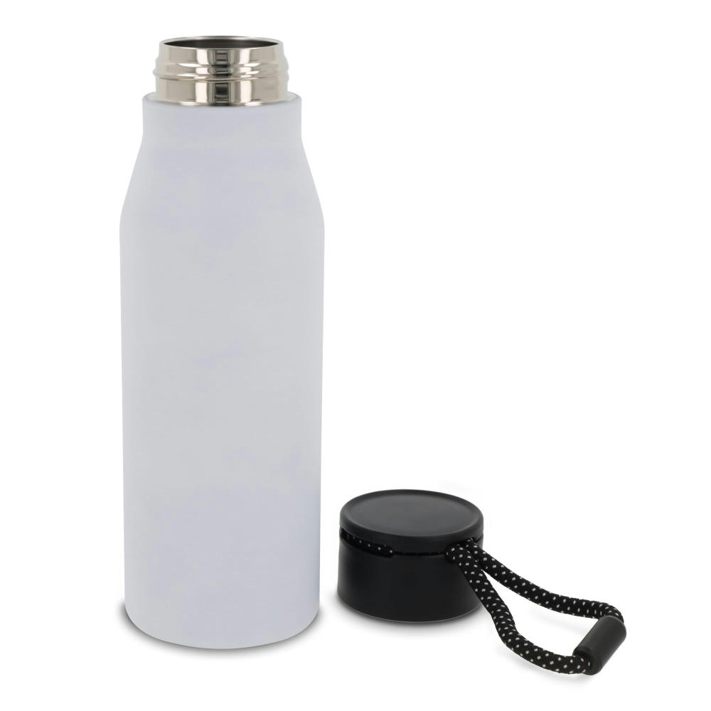 Isolierflasche mit Trageschlaufe 600ml Werbeartikel