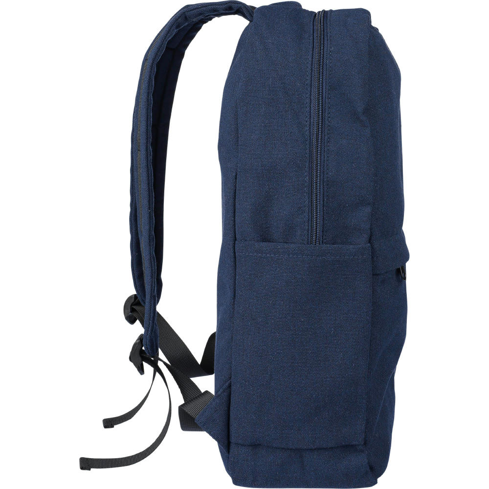 Rucksack Seraphina aus recyceltem Poly-Baumwollgewebe (330 g/m2) Werbeartikel