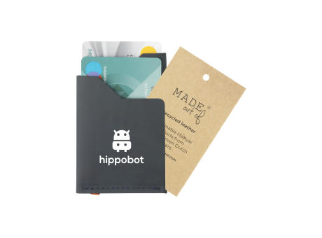 Recycled leather cardholder Kartenhalter Werbeartikel