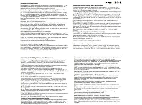 Wireless Charger 15 Watt mit schwarzer Aluminiumschale und leuchtendem Rand Werbeartikel