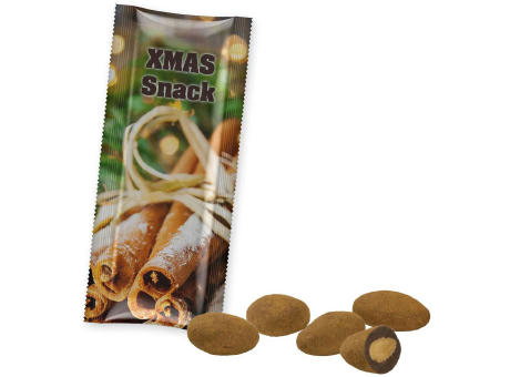 Product image Schokomandeln mit Zimt, ca. 25g, Snack Stick Werbeartikel