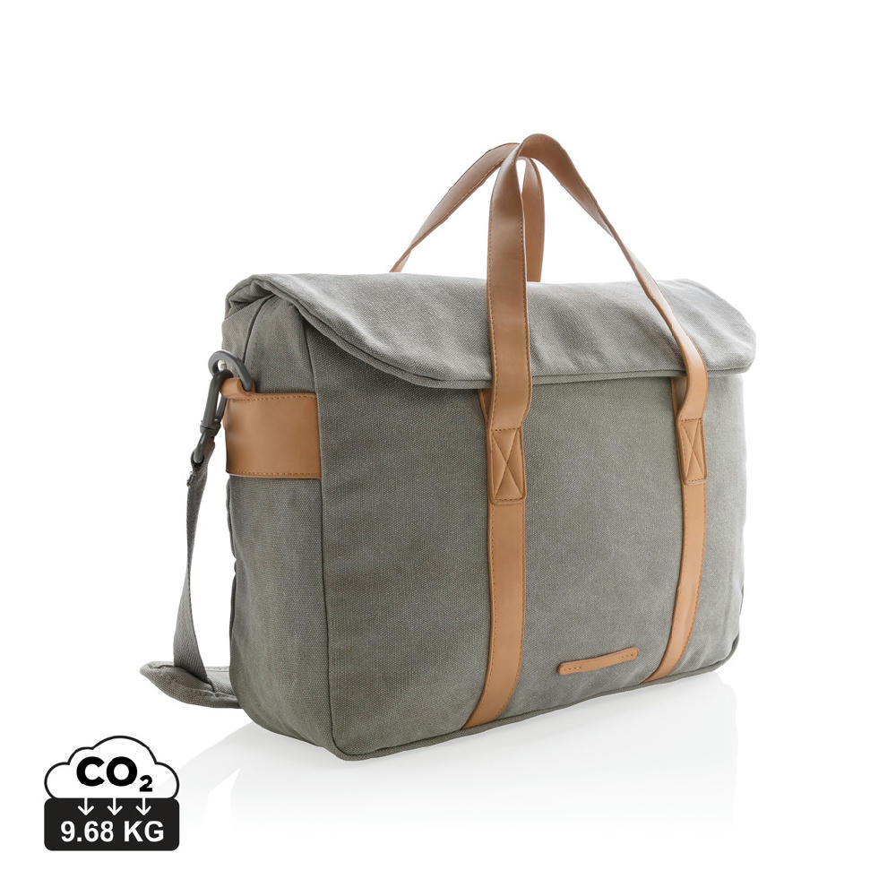 Product image Canvas Laptop-Tasche, PVC-frei Werbeartikel