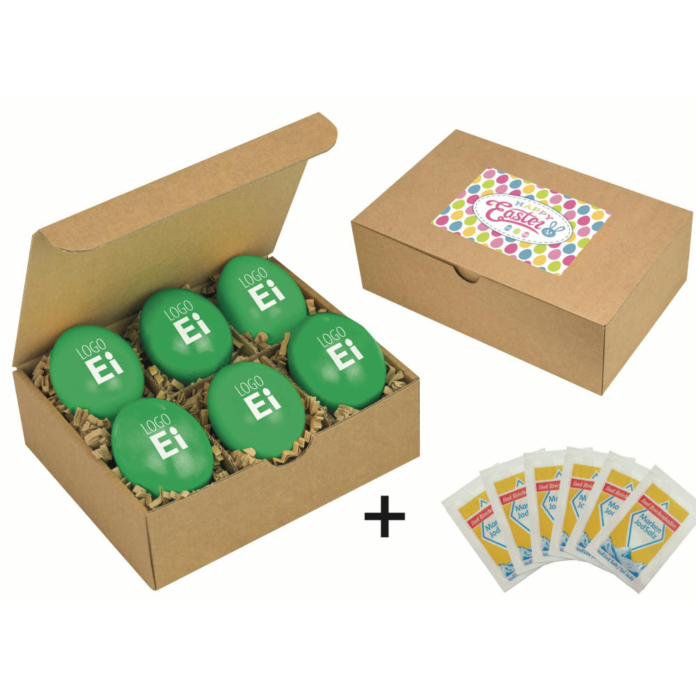 Product image LogoEi 6er Snack-Box - Blau Werbeartikel