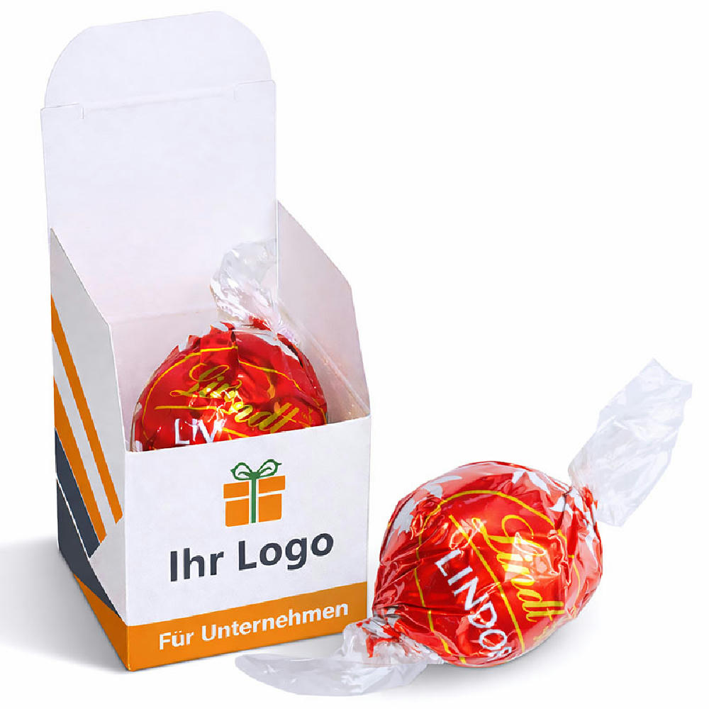 Mini-Würfel mit Pralinen Werbeartikel