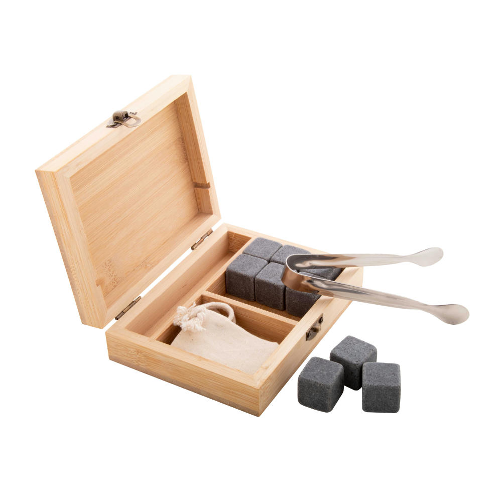 Product image Steineiswürfel-Set Bourbon Werbeartikel
