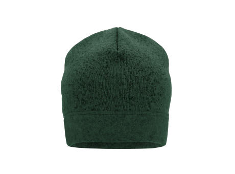 Knitted Fleece Workwear Beanie - STRONG - - Strickmütze in Melange-Optik Werbeartikel