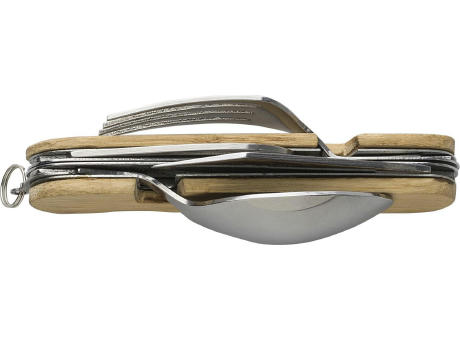 Bambus-Multifunktionsbesteck-Set Ainsley Werbeartikel