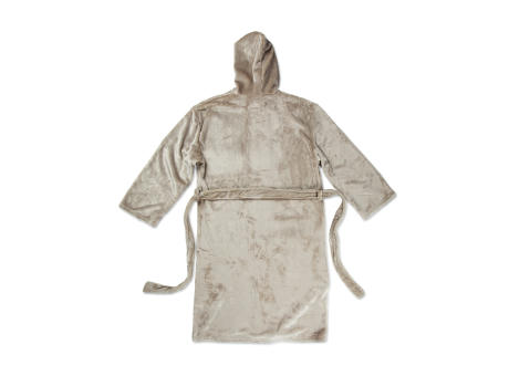 VINGA Louis Luxus Plüsch GRS rPET Bademantel Größe L/XL bedrucken