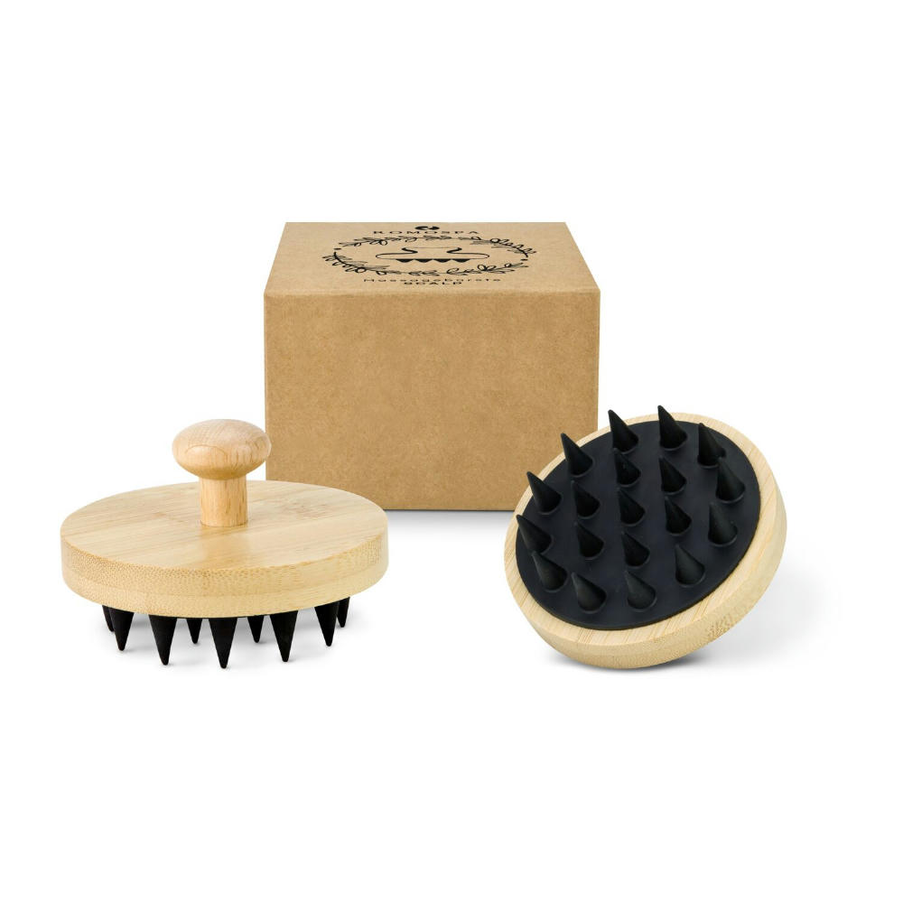 Product image Massagebürste Scalp, Kopfhautbürste mit Silikonnoppen für Wellness-Kopfmassage Werbeartikel